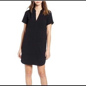 Lush (now All in Favor) Crepe Dress in Black